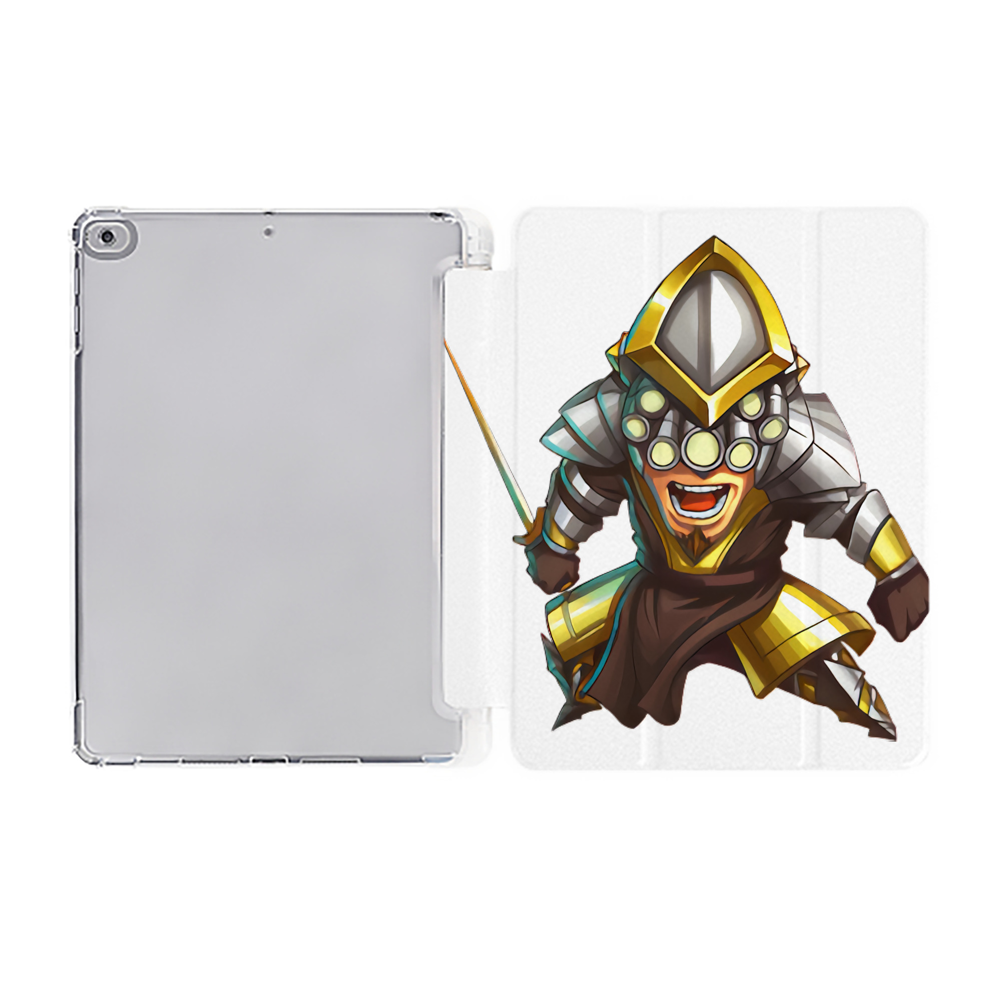 （画像用） リーグ・オブ・レジェンド League of Legends LOL IPad ケース ペン収納付き 三つ折りスタンド PUレザー×シリコン 対応機種9.5/10.5/10.9インチ